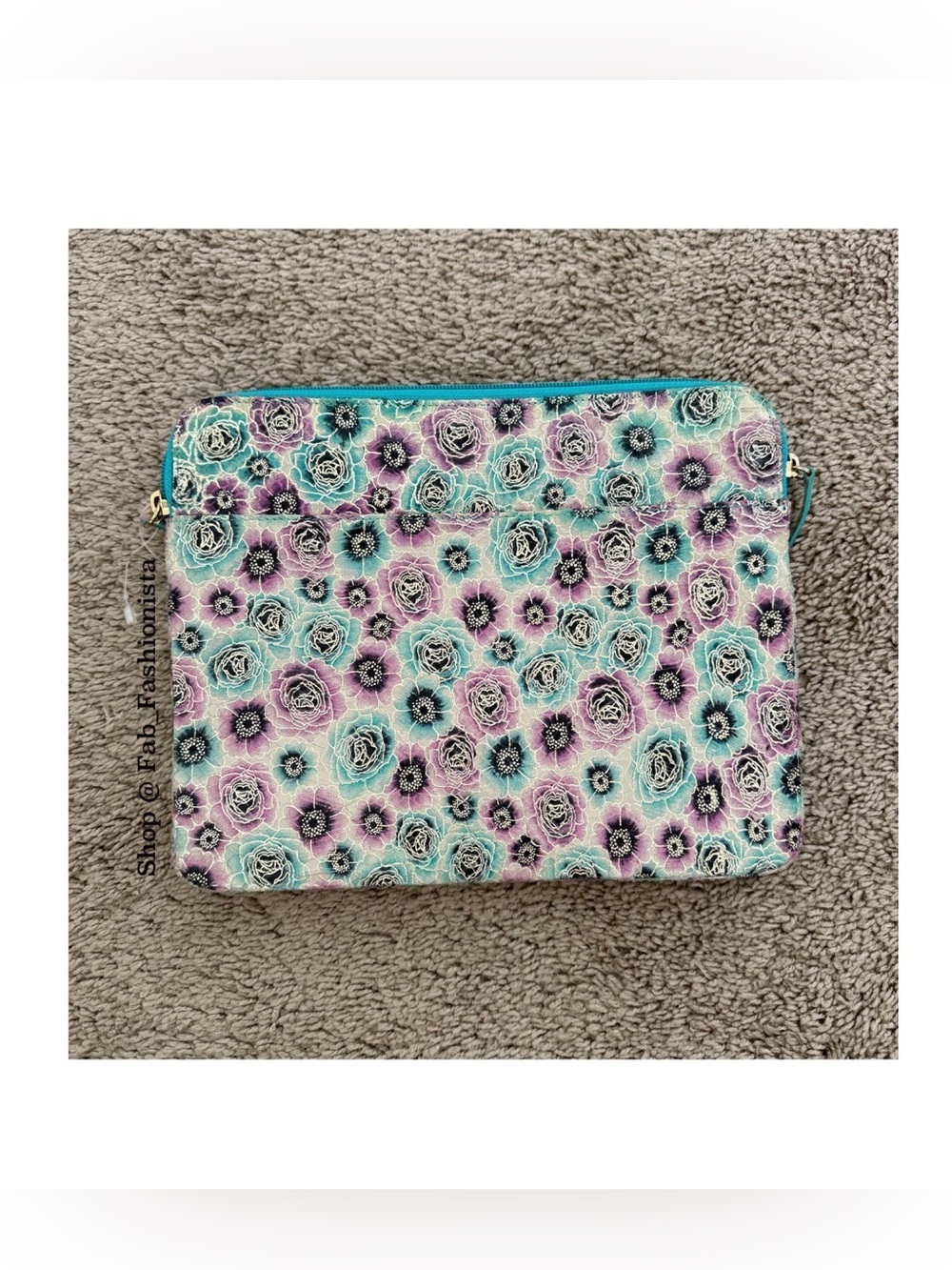 Floral pastel zip Case